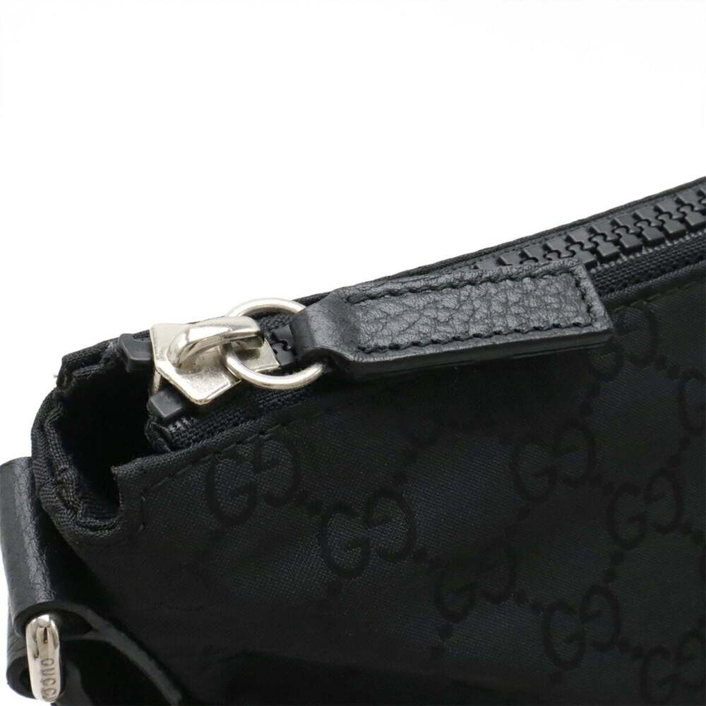 GUCCI Black Leather Shoulder Bag - Picture 5 of 10